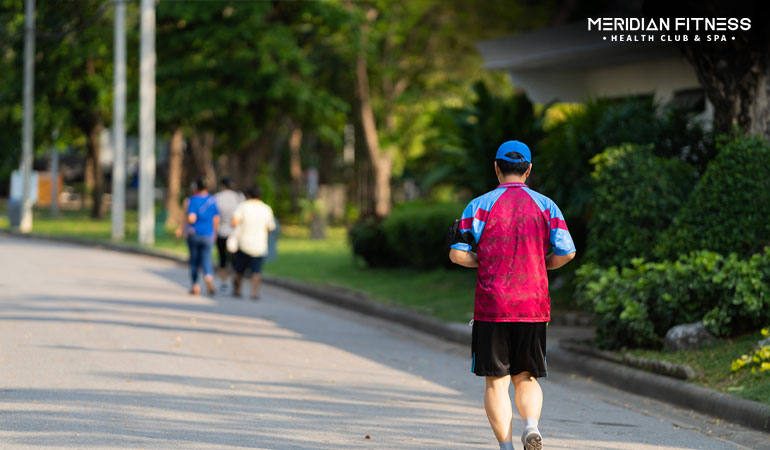 Walking-instead-of-driving